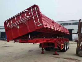 侧翻自卸半挂车